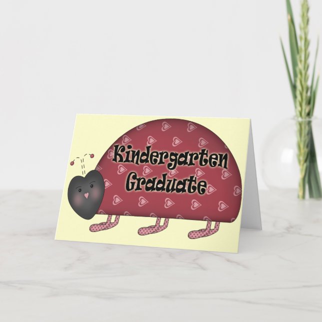 Kindergarten Abschluss Geschenke Karte (Vorderseite)