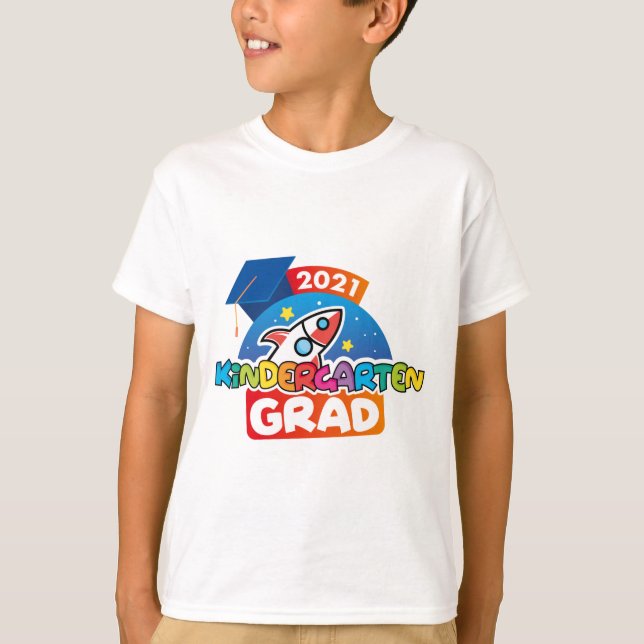 Kindergarten-Abschluss, Kinder Grad T-Shirt (Vorderseite)