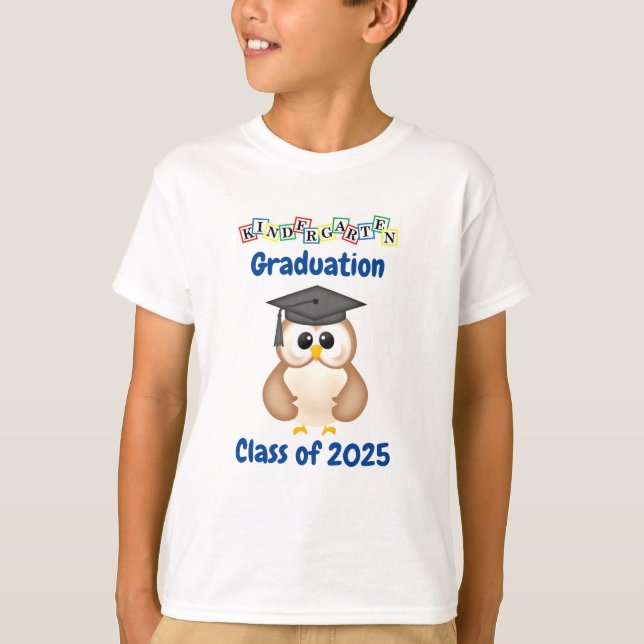 Kindergarten-Abschluss-Klasse 2025 T-Shirt (Vorderseite)