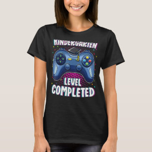 Kindergarten Abschluss Level abgeschlossen Gamer G T-Shirt