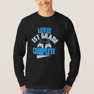 Kindergarten-Abschluss-Level-Complete Video-Gamer T-Shirt