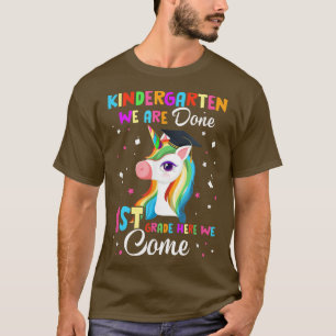Kindergarten Abschluss Magisches Einhorn für Kinde T-Shirt
