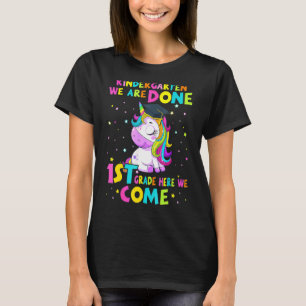 Kindergarten Abschluss Magisches Einhorn für Mädch T-Shirt
