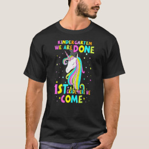 Kindergarten Abschluss Magisches Einhorn Niedlich T-Shirt
