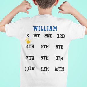 Kindergarten-Abschluss mit Handdruck T-Shirt