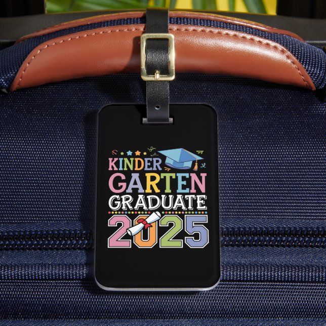 Kindergarten-Abschluss-Schule 2025 Gepäckanhänger (Vorderseite Insitu 2)