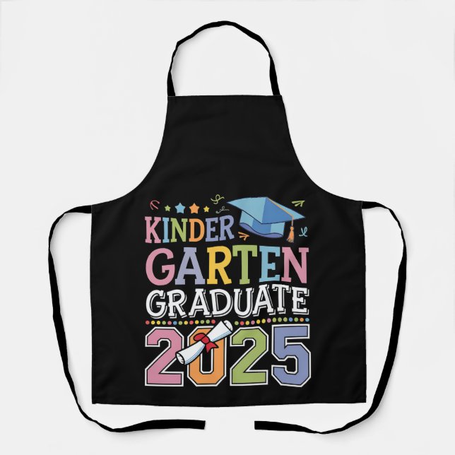 Kindergarten-Abschluss-Schule 2025 Schürze (Vorderseite)
