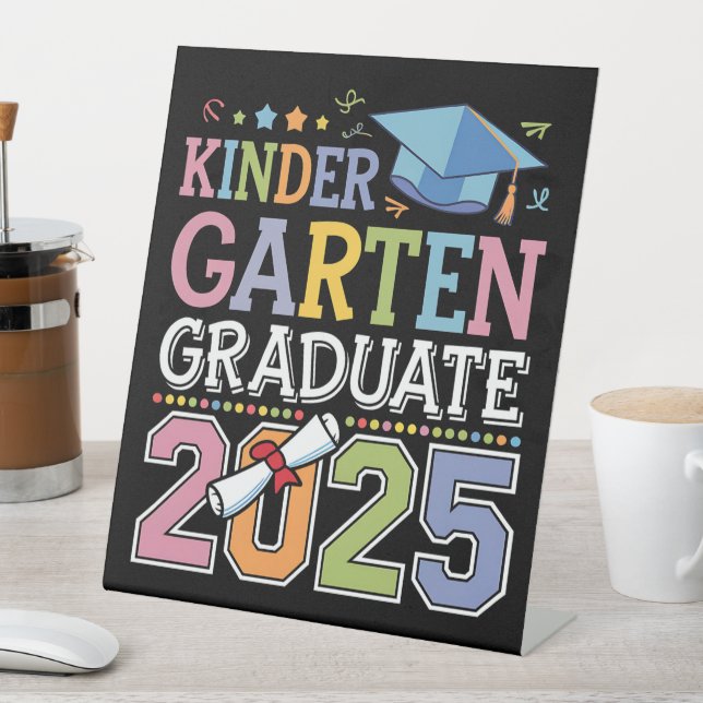 Kindergarten-Abschluss-Schule 2025 Sockelschild (In Situ)