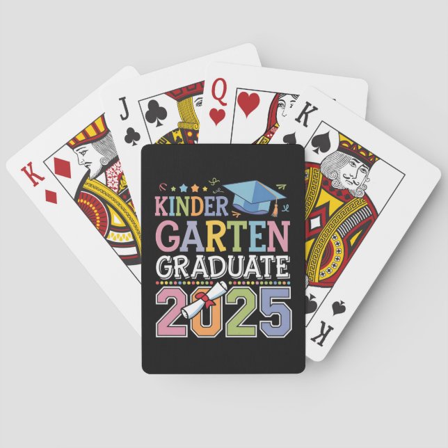 Kindergarten-Abschluss-Schule 2025 Spielkarten (Rückseite)