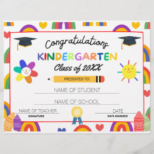 Kindergarten-Abschluss-Zertifikat, Dipmola Flyer