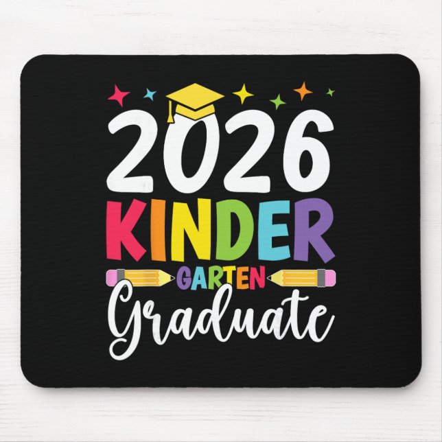 Kindergarten Absolvent 2026 Vorschulabschluss Ki Mousepad (Vorne)