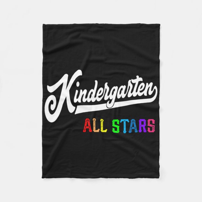 Kindergarten All Stars Lehrerteam  Fleecedecke (Vorderseite)