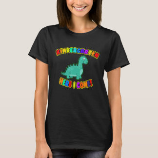 Kindergarten Back To School Student Teacher Dinosa T-Shirt