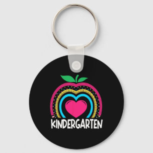 Kindergarten Boho Rainbow-Lehrerteam Kinder squa Schlüsselanhänger