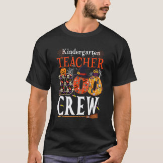 Kindergarten Boo Crew Lehrer Kinder Halloween Kost T-Shirt