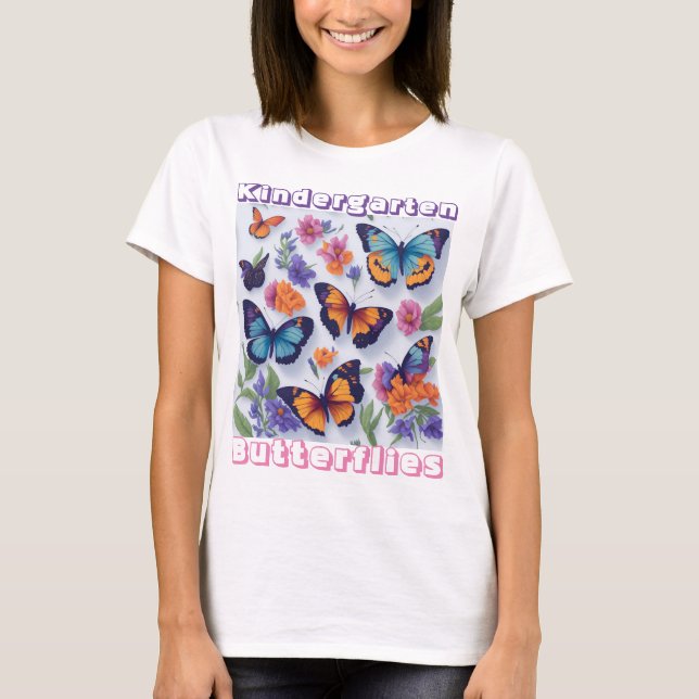 Kindergarten Butterflies T-Shirt (Vorderseite)