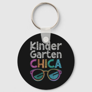 Kindergarten Chica Zurück zur Schule Kindergarten Schlüsselanhänger