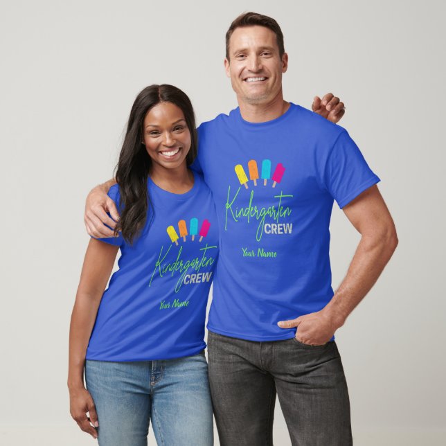 Kindergarten Crew für Kinderzimmer-Schule Kind Vin T-Shirt (Unisex)