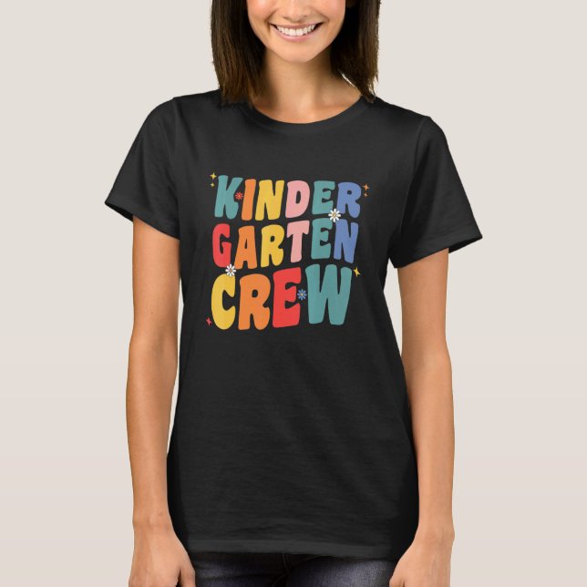 Kindergarten Crew Lehrerin für Kinder T-Shirt (Vorderseite)