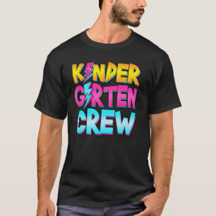 Kindergarten-Crew Retro Back To School Lehrerinnen T-Shirt