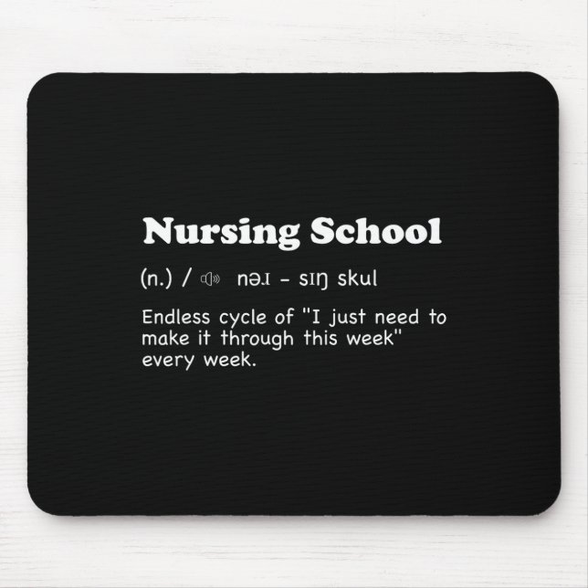 Kindergarten - Definition von Spaß Mousepad (Vorne)