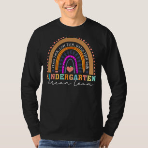 Kindergarten Dream Team Rainbow Erster Tag T-Shirt