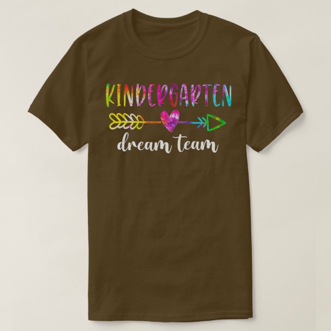 Kindergarten Dream Team Schüler/innen Lehrer/innen T-Shirt (Design vorne)