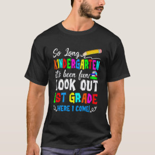 Kindergarten Es Macht Spaß Vorsicht Erste Klasse L T-Shirt