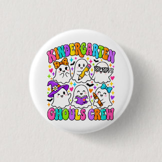 Kindergarten-Geister-Crew Farbige Süße Geister Button
