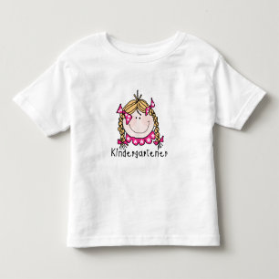 Kindergarten Girl Blond Hair Kleinkind T-shirt