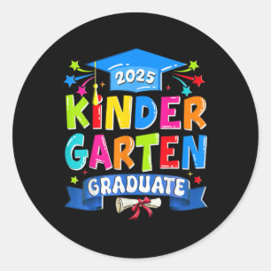 Kindergarten Graduate 2025 Kinder Abschluss Kinder Runder Aufkleber
