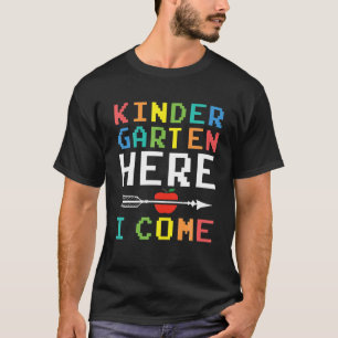 Kindergarten Hier komme ich Studentenlehrer Video T-Shirt