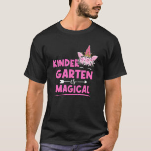 Kindergarten ist ein magisches Einhorn Kinderlehre T-Shirt