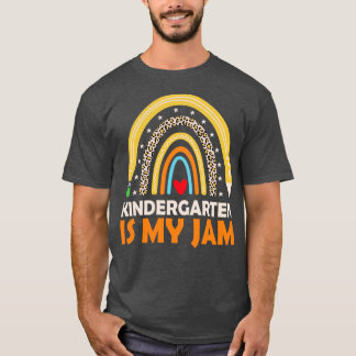 Kindergarten ist mein Jam zurück zum Regenbogenleh T-Shirt