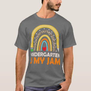 Kindergarten ist mein Jam zurück zum Regenbogenleh T-Shirt