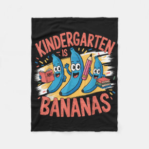 Kindergarten ist verrückt Lehrer Zurück zur Schule Fleecedecke
