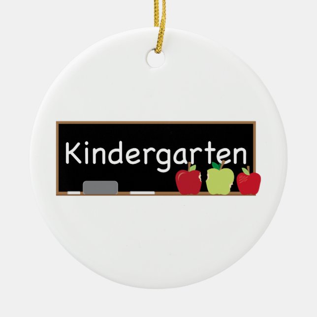 Kindergarten Keramikornament (Vorne)