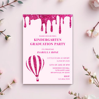 Kindergarten Kindergarten-Glitzer Einladung