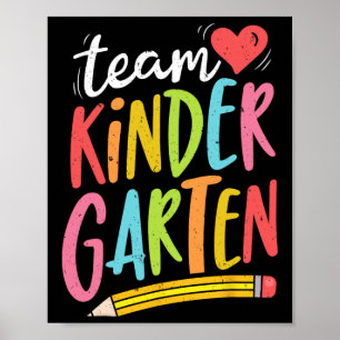 Kindergarten Lehrer Studentenspass zurück zur Schu Poster