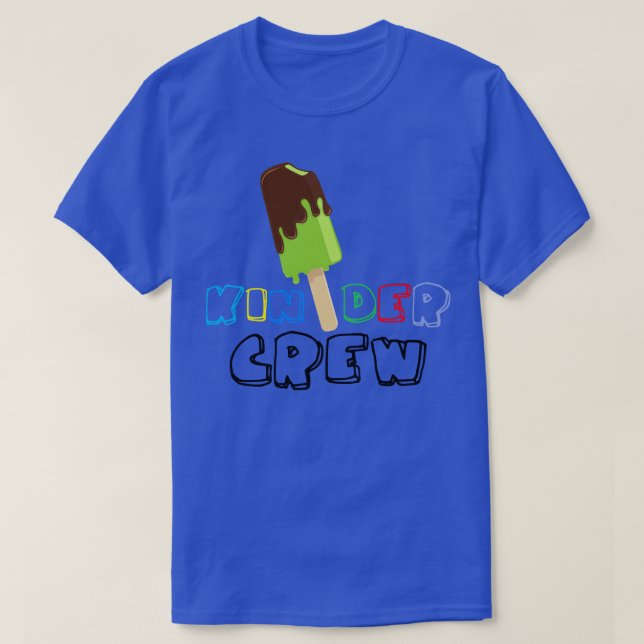 Kindergarten Lehrerin Kinder-Crew T-Shirt (Design vorne)
