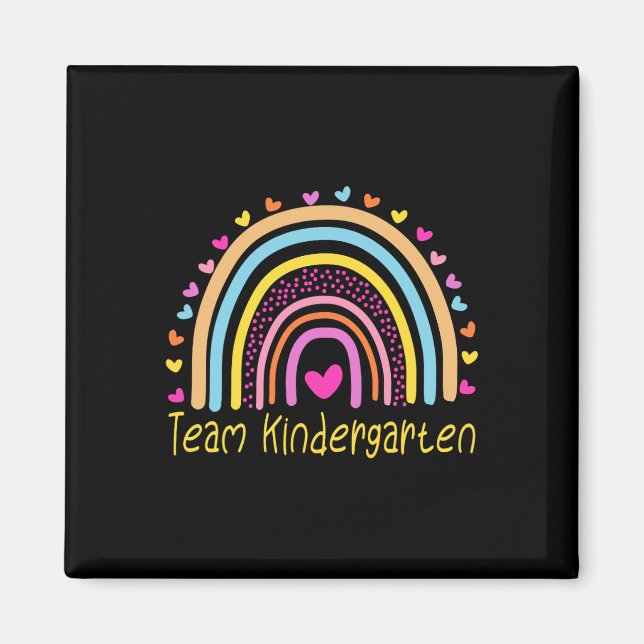 Kindergarten Lehrerin Rainbow Magnet (Vorne)