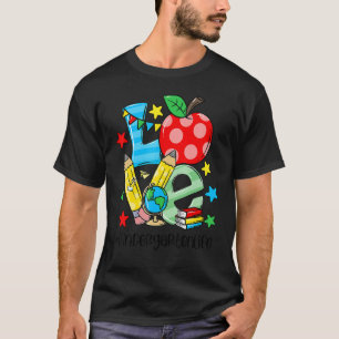 Kindergarten Lehrerin Student der ersten letzten 1 T-Shirt