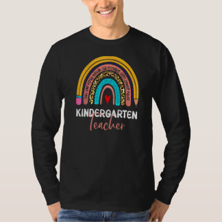Kindergarten Leopard-Lehrerin kehrt zurück zum Sch T-Shirt