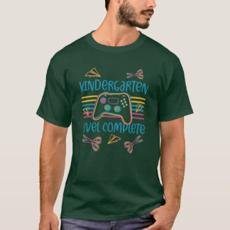 Kindergarten Level Complete Gaming Controller funn T-Shirt