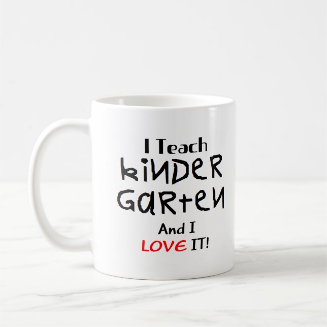 Kindergarten-Liebe Kaffeetasse (Links)