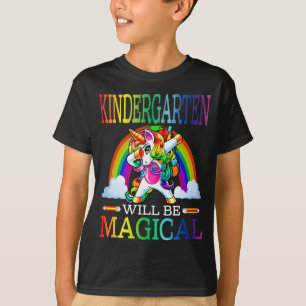Kindergarten Magisches Einhorn erster Schultag T-Shirt
