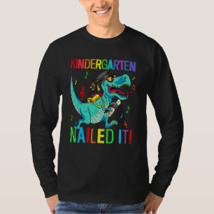 Kindergarten nagelte es Dinosaurier Rex Letzten Ta T-Shirt