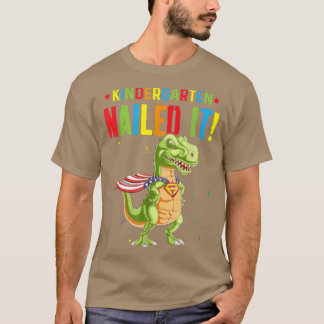 Kindergarten Nailit T-Rex Dinosaur Niedlich Gradua T-Shirt