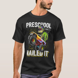Kindergarten Nails It Dinosaurier Monster Truck Gr T-Shirt