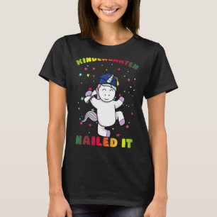 Kindergarten Nails It K Pop Unicorn Drama Graduat T-Shirt